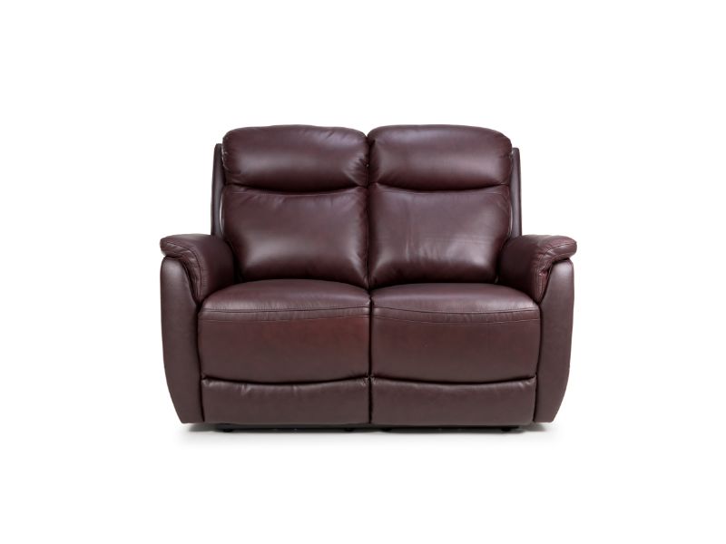 Kent 2 Seater Fixed - Leather