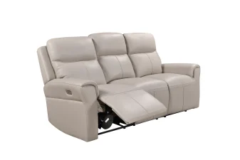 Rosso 3 Seater Electric Recliner - Stone or Ash
