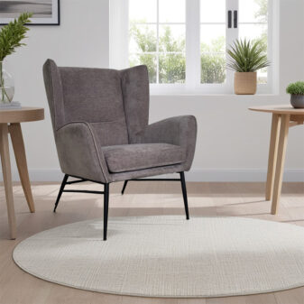 Ziggy Accent Chair - Grey or Mink