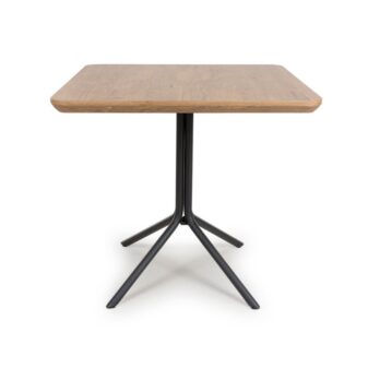 Boston Square Table 800 x 800mm - Rustic Oak