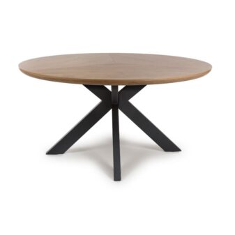 Boston Round Table 1500mm - Rustic Oak