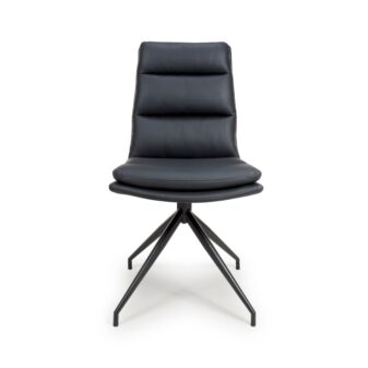 Nobo Swivel Chair - Black (Sold in 2's)