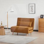 Ebro Sofa Bed - Pumpkin