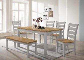 Chelsea Dining Set - Grey & Oak