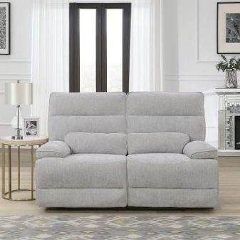 Eloise 2 Seater Recliner - Grey Only