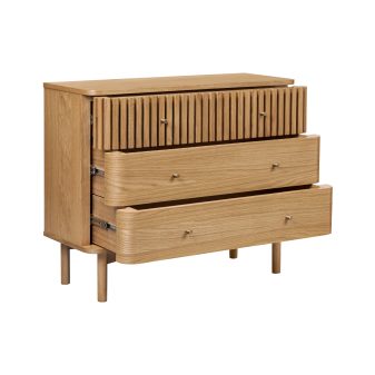 Soho 3 Drawer Chest - Oak