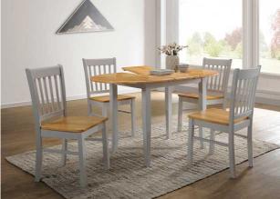Thames Dining Set - Oak & Grey