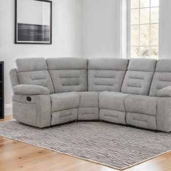 Wilbur Corner Sofa - Latte or Grey