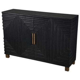 Black 2 Door Sideboard