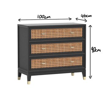 Batavia 3 Drw Chest