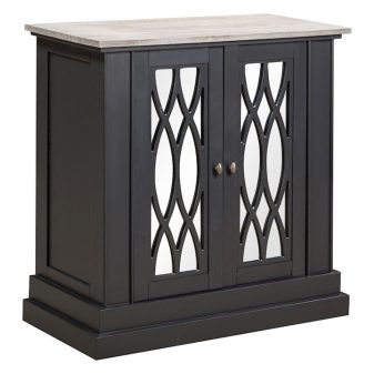 Tedbury Off Black 2 Door Sideboard