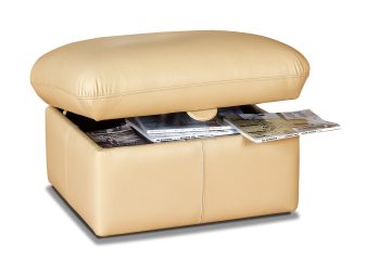 Leyburn Storage Footstool - Leather or Fabric