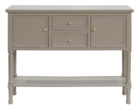Khaki 2 Door 2 Drw 1 Shelf Sideboard