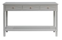 Neutral White 3 Drw 1 Shelf Console