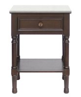 Jacobean 1 Drw 1 Shelf Side Table