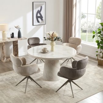 Apollo Round Dining Table - 130cm