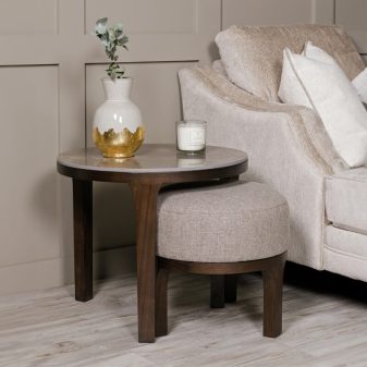 Axton Drinks Table and Footstool