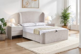 Blaire Ottoman Bed - Cream (4ft6, 5ft or 6ft)