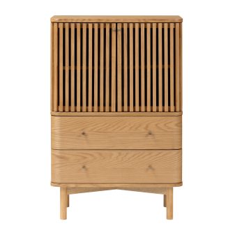 Soho Tall Cabinet - Oak