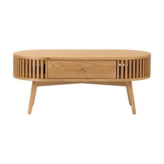 Soho Oval Coffee Table - Oak